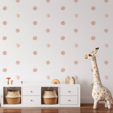 Kacie Watercolor Dots Wall Decal (Set of 50)